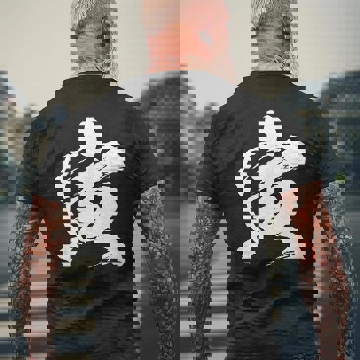 【寅】一文字 文字入り 漢字 干支 寅年 文字 面白い 十二支 正月 毛筆 書道 筆文字 おもしろ かっこいい ネタ メンズTシャツ バックプリント 高齢者への贈り物