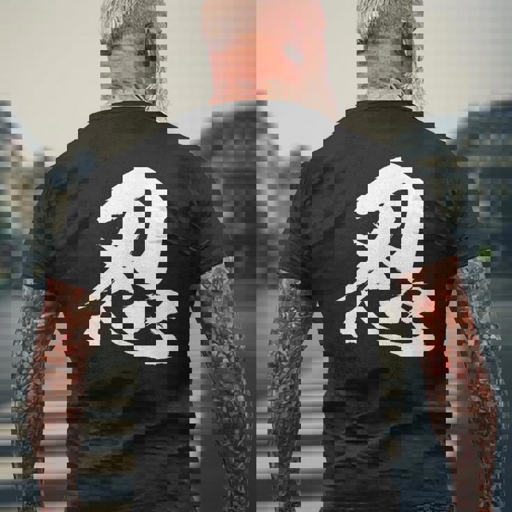 【忍】一文字 漢字 日本語 毛筆 書道 筆文字 言葉 和柄 日本 かっこいい お土産 海外 おもしろ 面白い 文字入り メンズTシャツ バックプリント 高齢者への贈り物