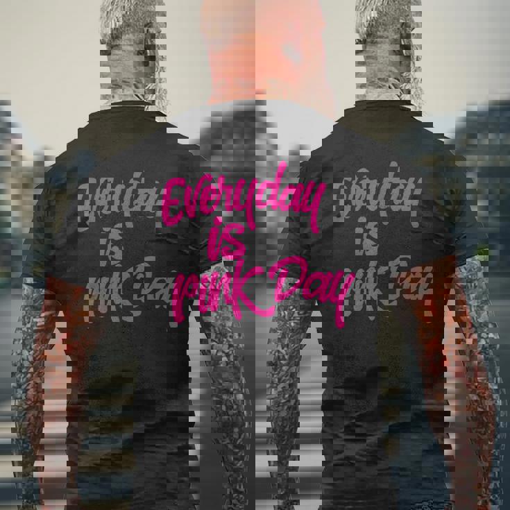 いじめ防止ピンクデイバディ Not A Bully End The Hate メンズTシャツ バックプリント 高齢者への贈り物