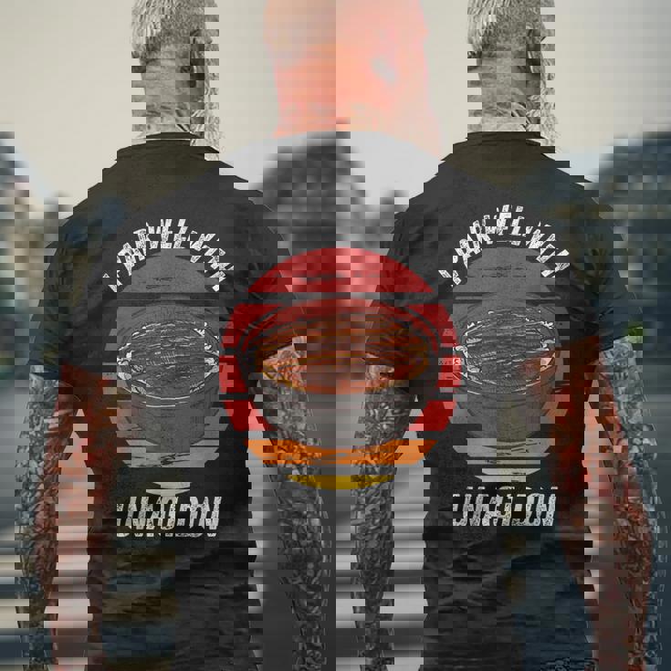 うなぎうどん好き うなぎうどんがうなぎうなぎ メンズTシャツ バックプリント 高齢者への贈り物