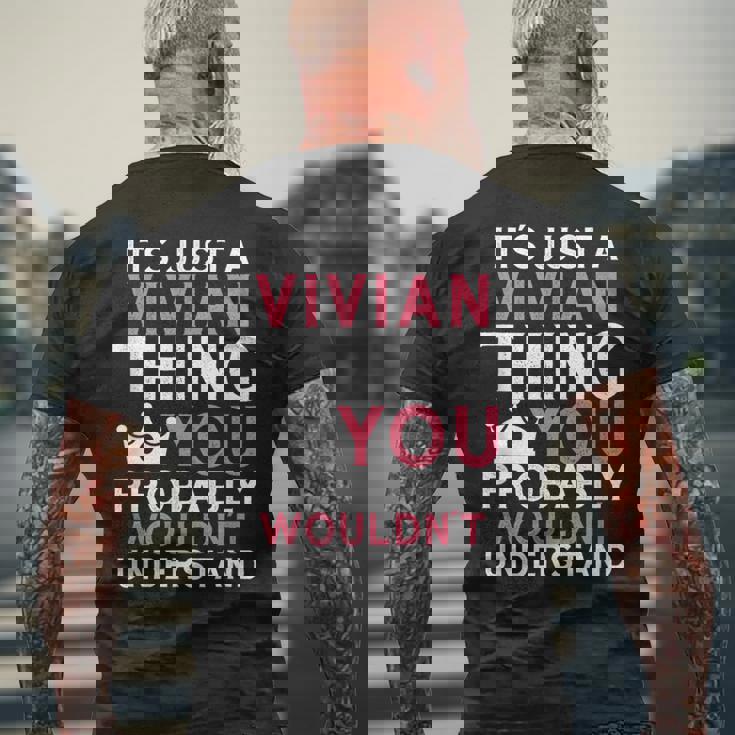 おそらく理解できないビビアンのものです メンズTシャツ バックプリント 高齢者への贈り物