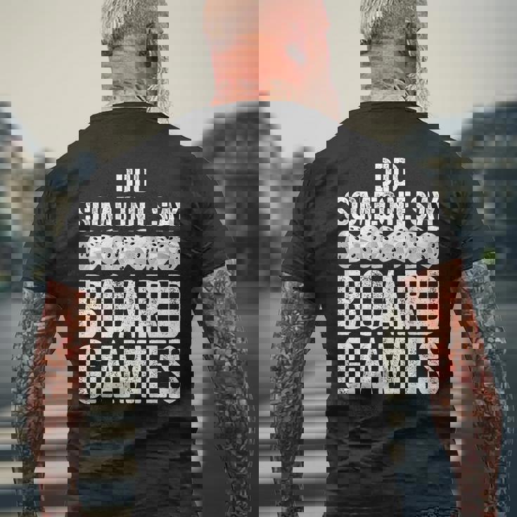 おもしろボードゲームシャツ Didomeoneay ボードゲーム メンズTシャツ バックプリント 高齢者への贈り物