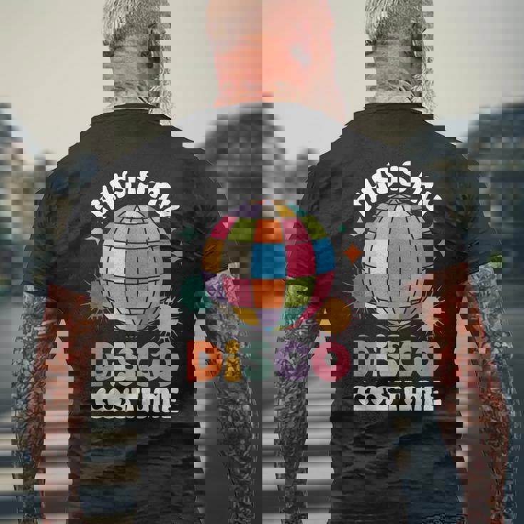 これは私のディスココスチュームrecto 1970年代のファンキーな面白いです メンズTシャツ バックプリント 高齢者への贈り物