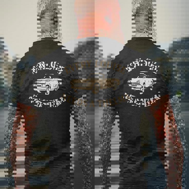 すべてのルイーズにはテルマの親友が必要 メンズTシャツ バックプリント 高齢者への贈り物