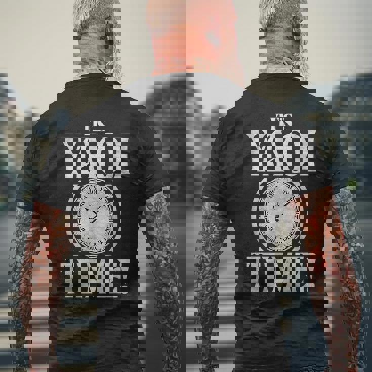 そのやおい時間 メンズTシャツ バックプリント 高齢者への贈り物