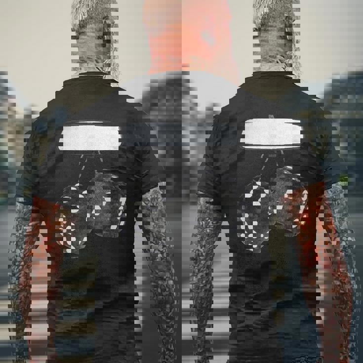 ふわふわサイコロtシャツ メンズTシャツ バックプリント 高齢者への贈り物