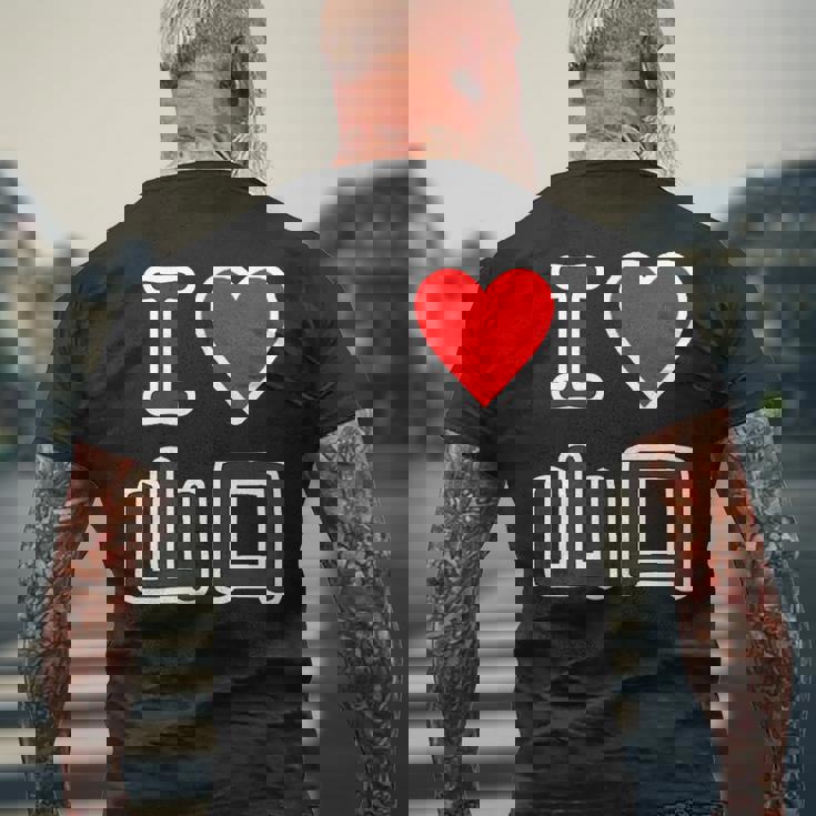 アイラブ・山口（I Love やまぐち）【47都道府県・市区町村】ジモt ジモティ 旅行 観光お土産 ご当地・面白 メンズTシャツ バックプリント 高齢者への贈り物