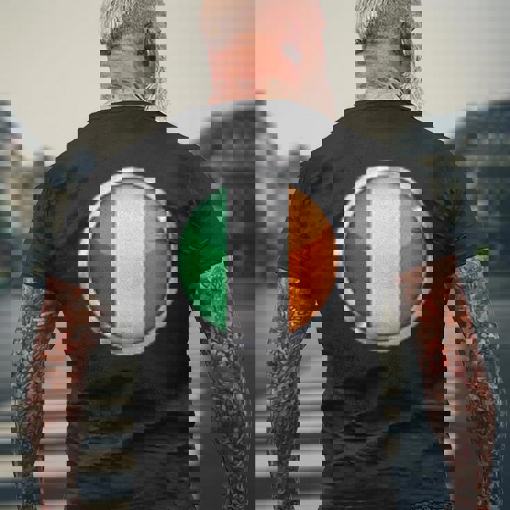 アイルランド語のためのアイルランドの旗 アイルランドの旗のデザイン アイルランドの旗 メンズTシャツ バックプリント 高齢者への贈り物