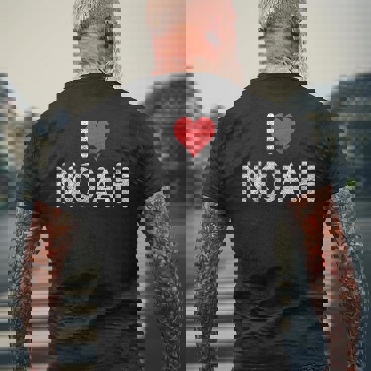 アイ・ラブ・ノア メンズTシャツ バックプリント 高齢者への贈り物