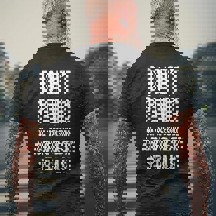 アグロフォレストリースペシャリスト 長袖tシャツ メンズTシャツ バックプリント 高齢者への贈り物