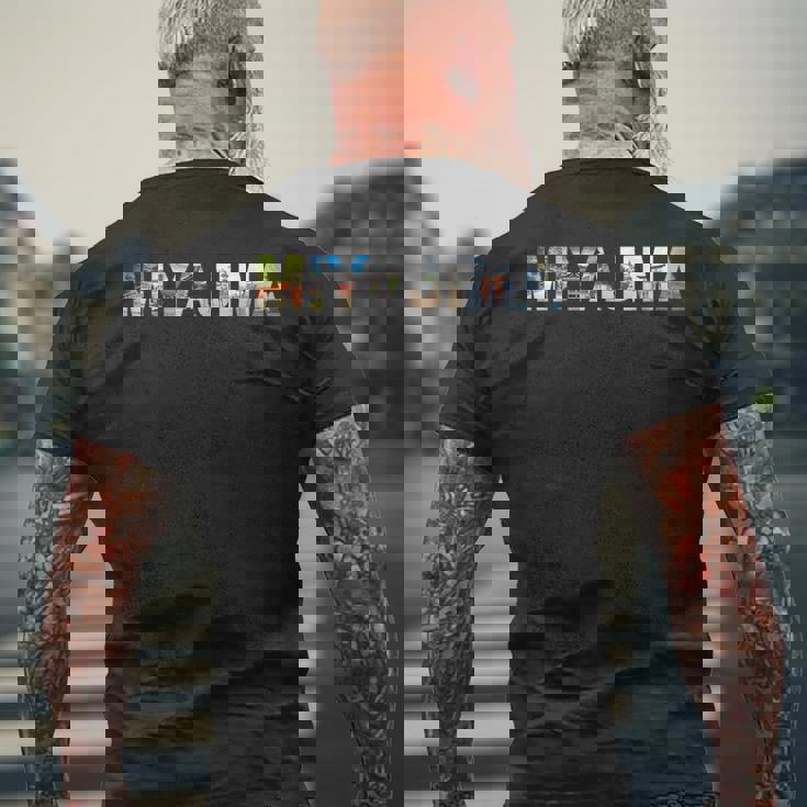 アジア 日本旅行 日本のランドマーク 広島 宮島 メンズTシャツ バックプリント 高齢者への贈り物