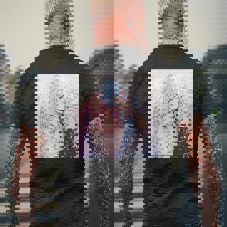 アニメ少女 姉オタク 長袖tシャツ メンズTシャツ バックプリント 高齢者への贈り物