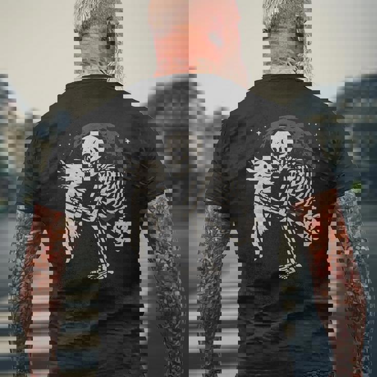 アホロートル エモ ゴス メンズTシャツ バックプリント 高齢者への贈り物