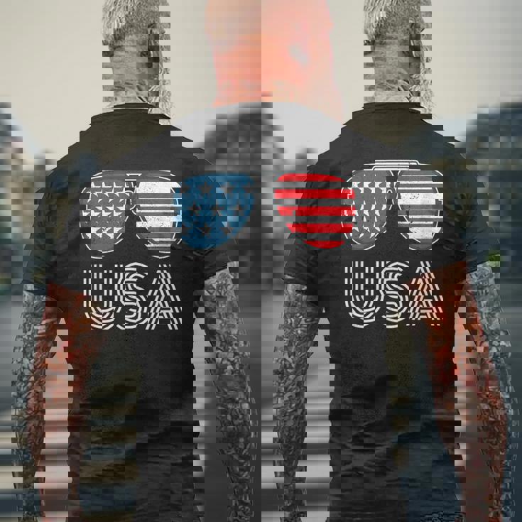 アメリカ Usa 面白いtシャツ 国旗 おもしろ メンズ 面白い 服 オリジナル おもしろグッズ ビンテージ 夏 メンズTシャツ バックプリント 高齢者への贈り物