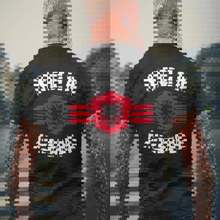 アルバニア アルバニア国旗 長袖tシャツ メンズTシャツ バックプリント 高齢者への贈り物