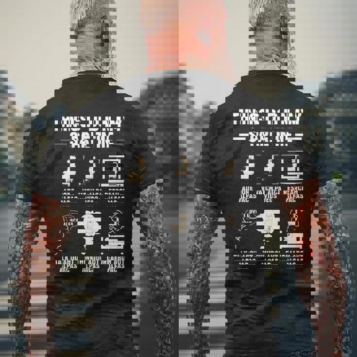 アルパカ ファンキーパー おもしろアルパカ 長袖tシャツ メンズTシャツ バックプリント 高齢者への贈り物