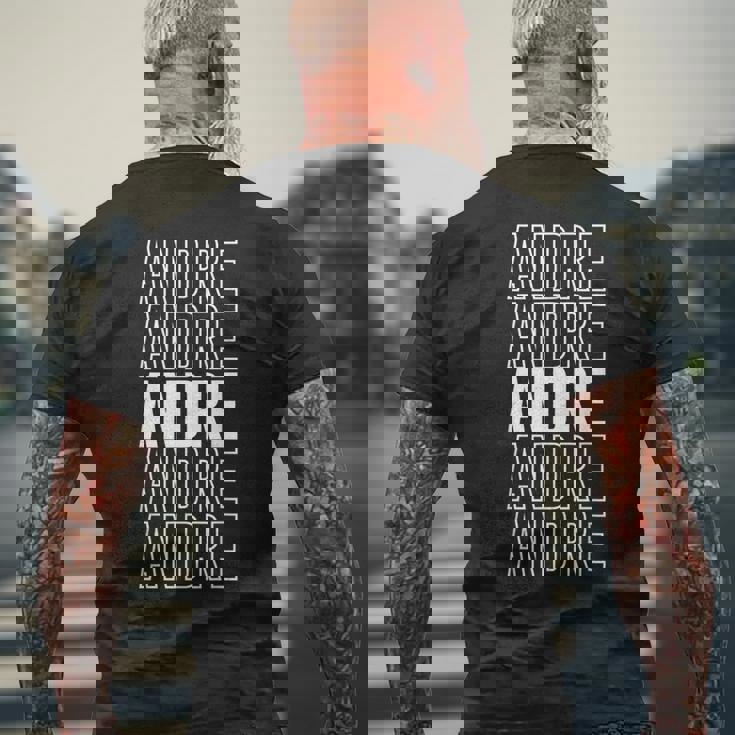 アンドレ メンズTシャツ バックプリント 高齢者への贈り物