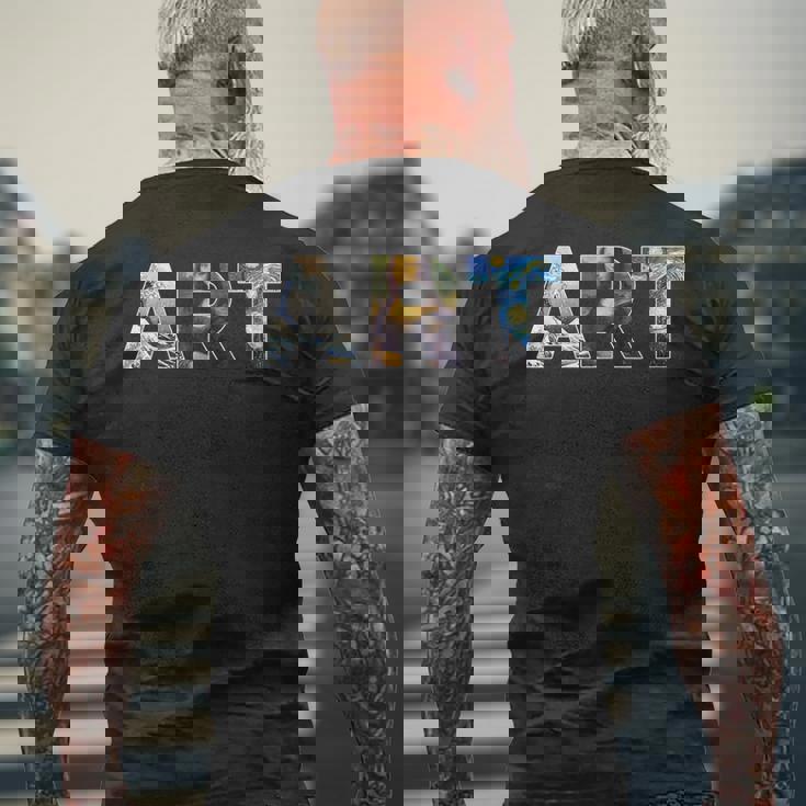 アーティストシャツ、有名なアート作品tシャツ メンズTシャツ バックプリント 高齢者への贈り物