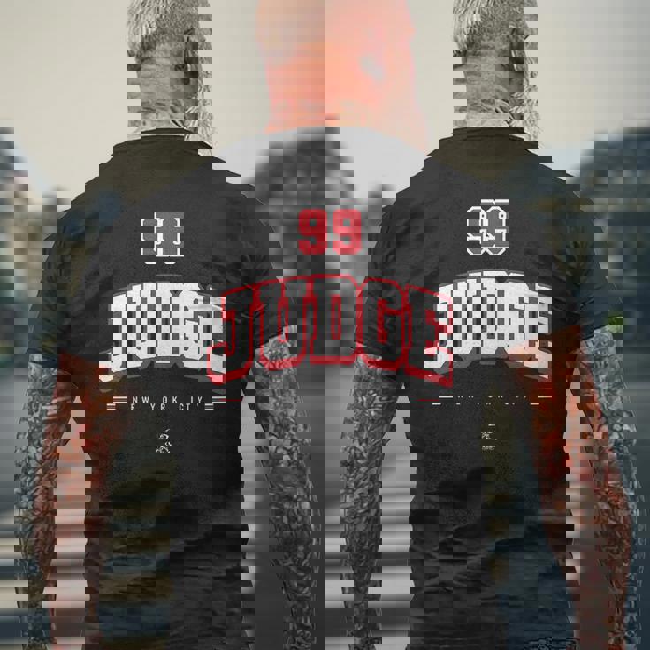 アーロン・ジャッジ選手アーチ・ゲームデー メンズTシャツ バックプリント 高齢者への贈り物