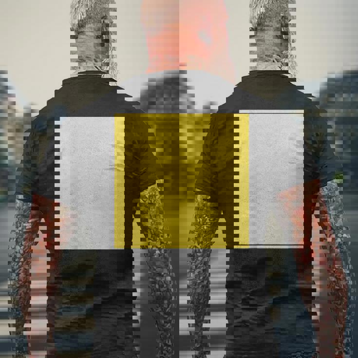 イエロースクエア メンズTシャツ バックプリント 高齢者への贈り物