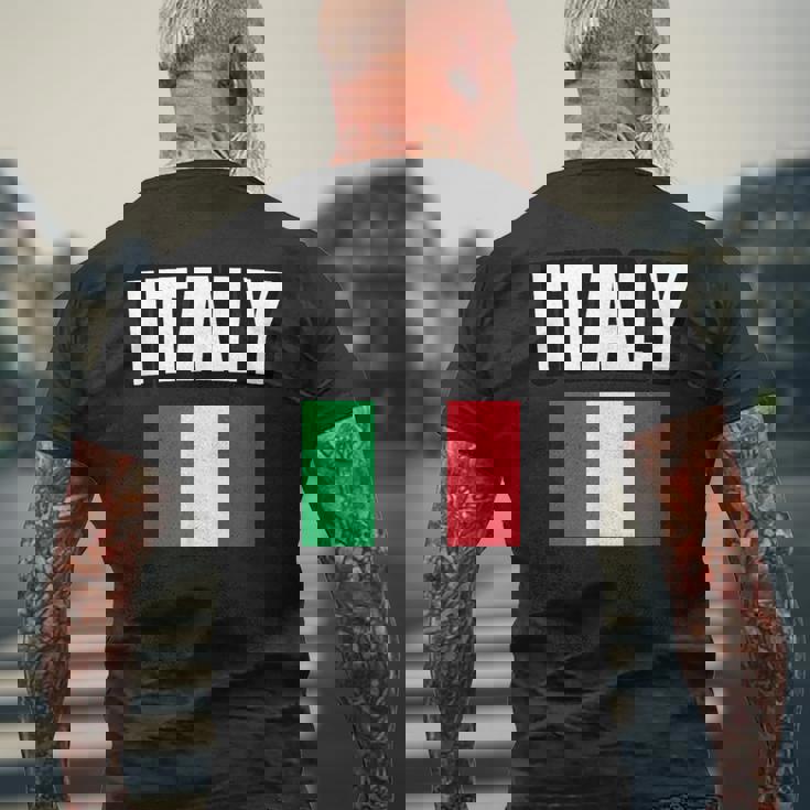 イタリア I イタリア メンズTシャツ バックプリント 高齢者への贈り物