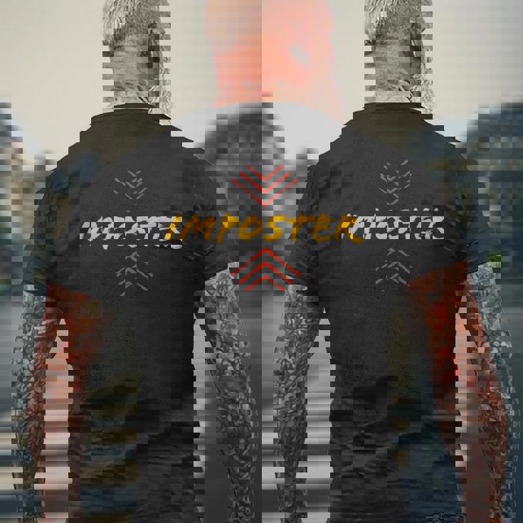 インポスター メンズTシャツ バックプリント 高齢者への贈り物