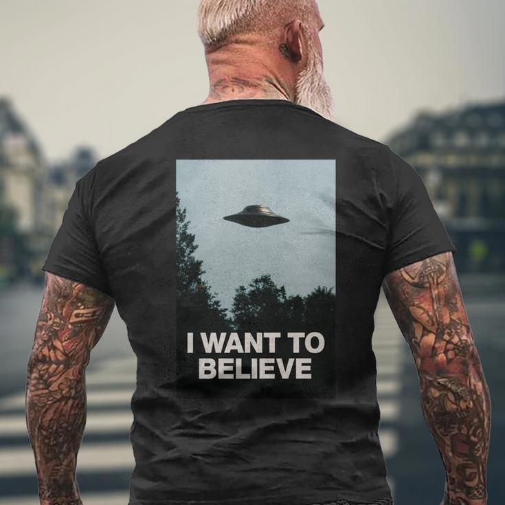 エイリアンufoアパレル「I Want To Believe」 長袖tシャツ メンズTシャツ バックプリント 高齢者への贈り物