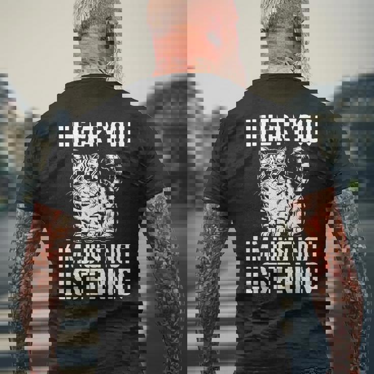 エキゾチック ショートヘア 猫 面白い エキゾチック ショートヘア メンズTシャツ バックプリント 高齢者への贈り物