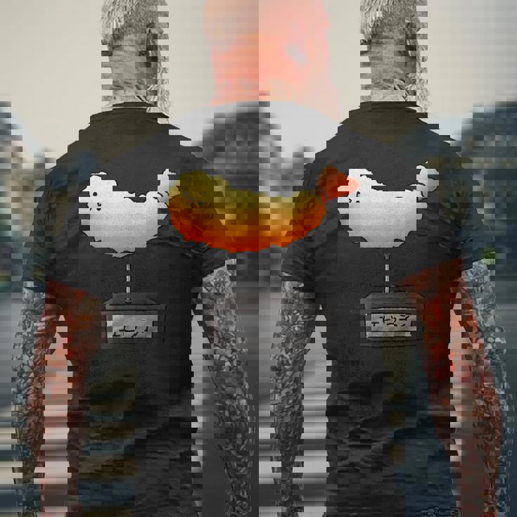 エビフライの模型 えびフライ 海老フライ メンズTシャツ バックプリント 高齢者への贈り物