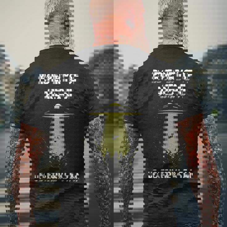 エリア51 シャツ Property Of Area 51 Ufo エイリアン 長袖tシャツ メンズTシャツ バックプリント 高齢者への贈り物