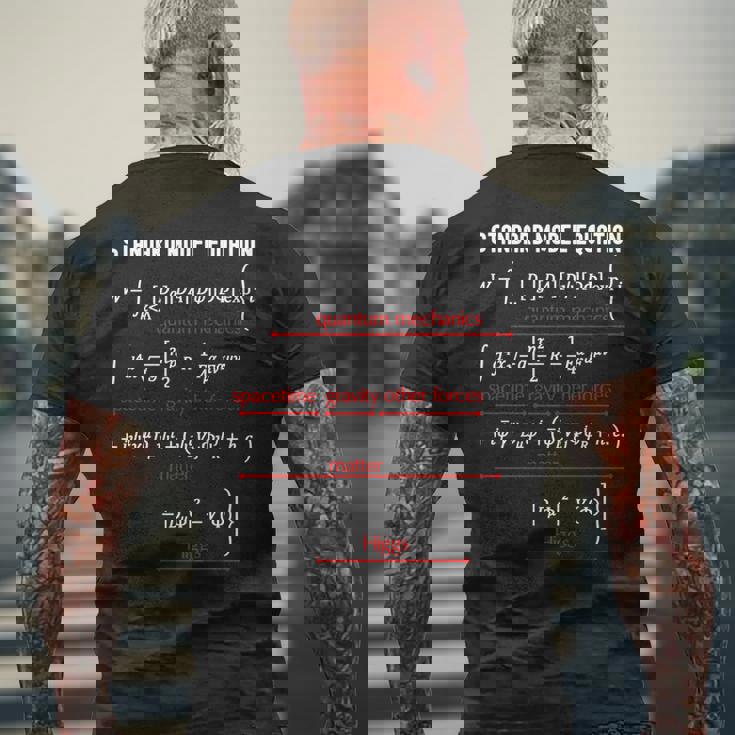 オタク標準模型方程式 物理学 数学科 先生 長袖tシャツ メンズTシャツ バックプリント 高齢者への贈り物