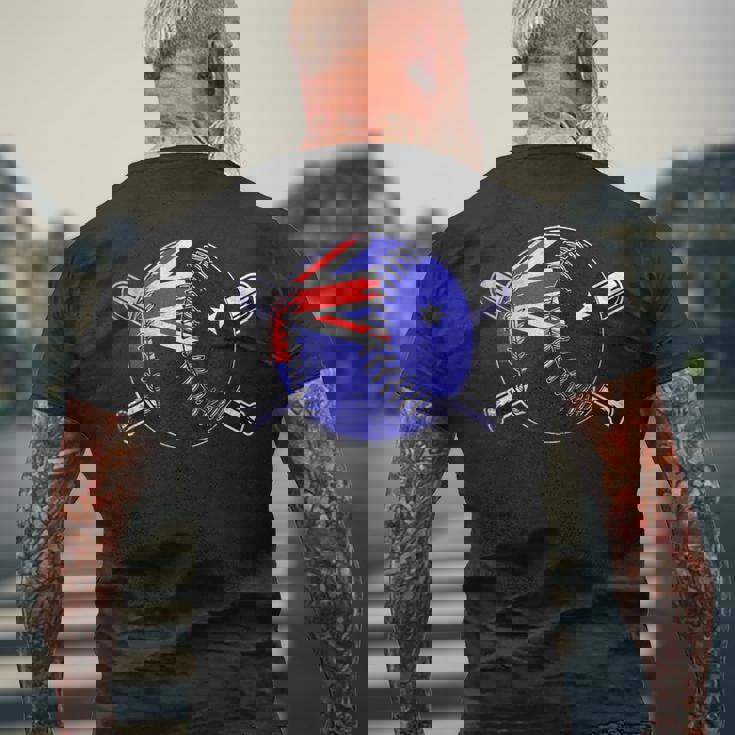 オーストラリアンベースボールスポーツ オーストラリア野球チーム メンズTシャツ バックプリント 高齢者への贈り物