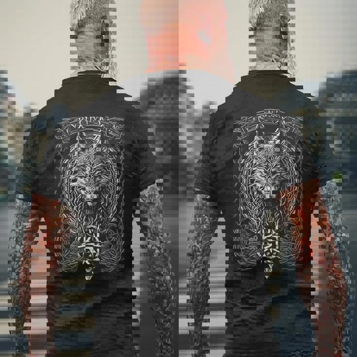 オーディンの鴉 ノースマン ヴァルハラ 北欧神話 メンズTシャツ バックプリント 高齢者への贈り物