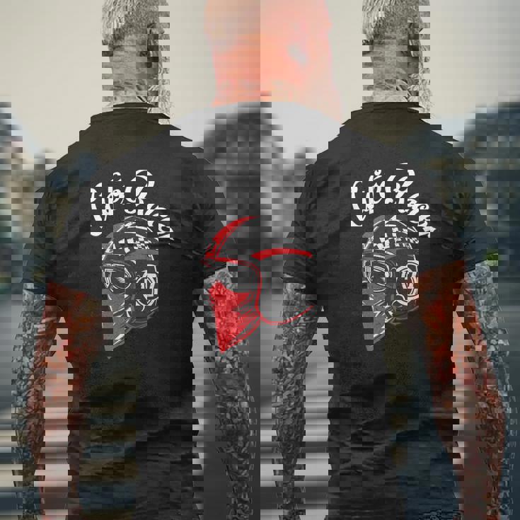 オートバイ カフェレーサー モータースポーツギフト 長袖tシャツ メンズTシャツ バックプリント 高齢者への贈り物