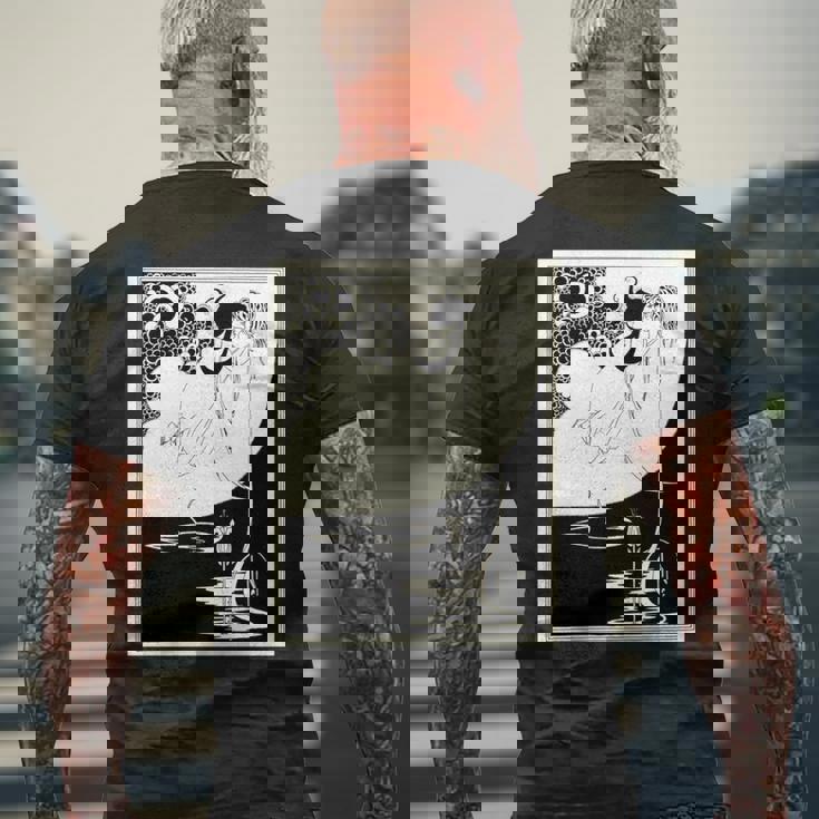 オーブリー・ビアズリーによるクライマックス1893 長袖tシャツ メンズTシャツ バックプリント 高齢者への贈り物