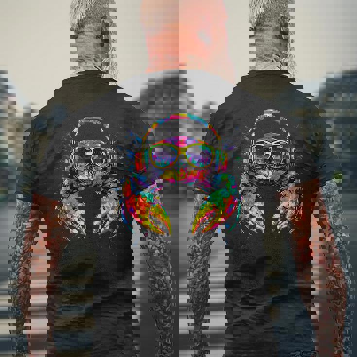 カニ カニ 甲殻類 カニ シアワガニ ザリガニ スイートクラブ メンズTシャツ バックプリント 高齢者への贈り物