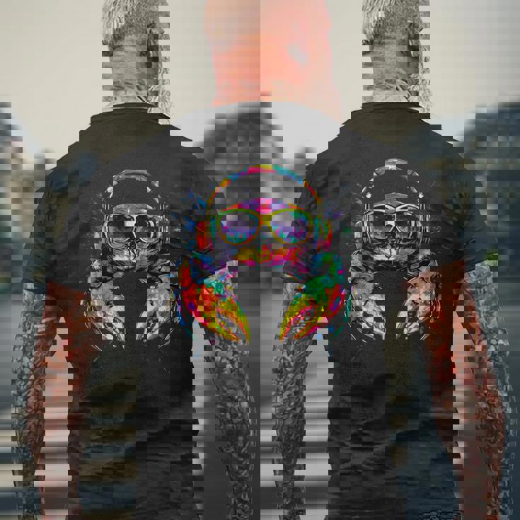 カニ カニ 甲殻類 カニ シアワガニ ザリガニ スイートクラブ 長袖tシャツ メンズTシャツ バックプリント 高齢者への贈り物