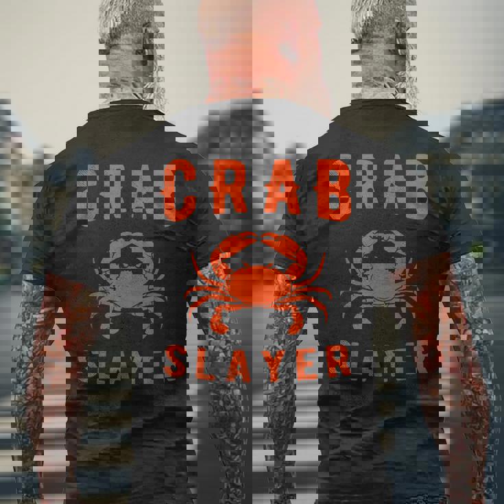カニのスレイヤー メンズTシャツ バックプリント 高齢者への贈り物