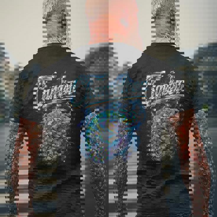 カメレオン ヴィンテージ 90年代 レトロ ファニー カメレオン 80年代 メンズ レディース メンズTシャツ バックプリント 高齢者への贈り物