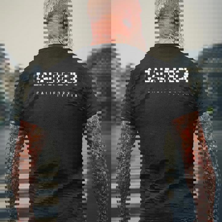 カリフォルニア工科大学カリフォルニア州 象徴的な技術精神デザイン メンズTシャツ バックプリント 高齢者への贈り物