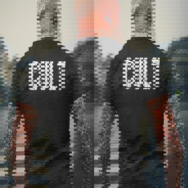 カルト。 メンズTシャツ バックプリント 高齢者への贈り物