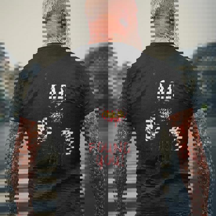 カートゥーン キャット 不気味なホラー トリック・オア・トリート 長袖tシャツ メンズTシャツ バックプリント 高齢者への贈り物