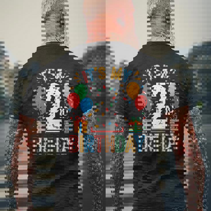 キッズ キッズ 2 歳の誕生日シャツ 男の子 幼児 2 人 2 歳の誕生日 メンズTシャツ バックプリント 高齢者への贈り物