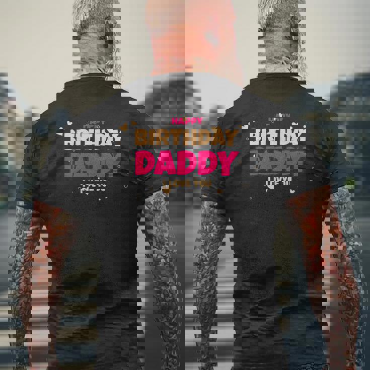 キッズ かわいい 父 誕生日 お誕生日おめでとう パパ メンズTシャツ バックプリント 高齢者への贈り物