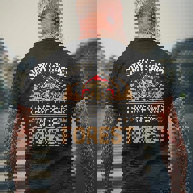 キノコ採集 面白いキノコ採り キノコ メンズTシャツ バックプリント 高齢者への贈り物