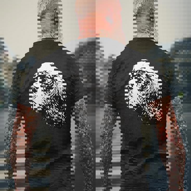 キャバリア・キング・チャールズ・スパニエル 長袖tシャツ メンズTシャツ バックプリント 高齢者への贈り物