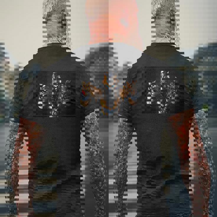 キャラクターシリーズ アブソリュートタルタロス メンズTシャツ バックプリント 高齢者への贈り物