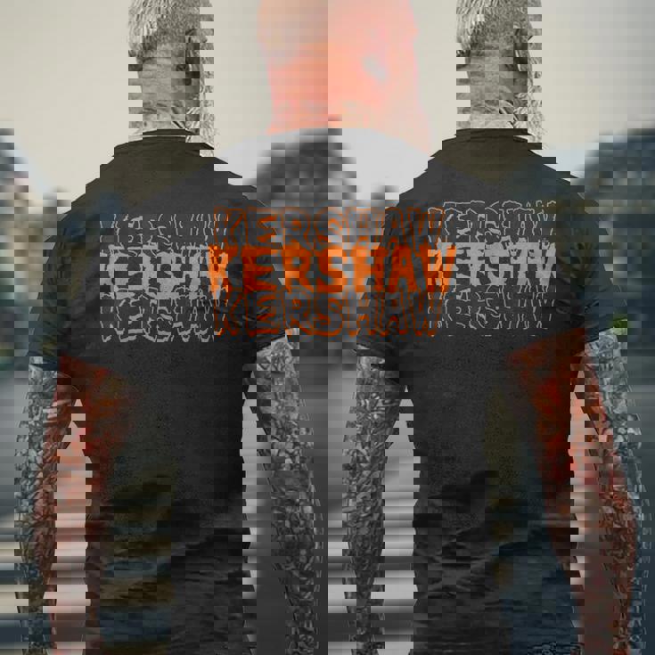 クレイトン・カーショウ ロサンゼルス 野球 ハロウィン 名前 Mlbpa メンズTシャツ バックプリント 高齢者への贈り物