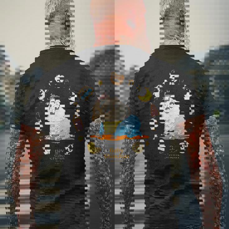 クレヨンしんちゃん ベビーしんちゃん はいはい メンズTシャツ バックプリント 高齢者への贈り物