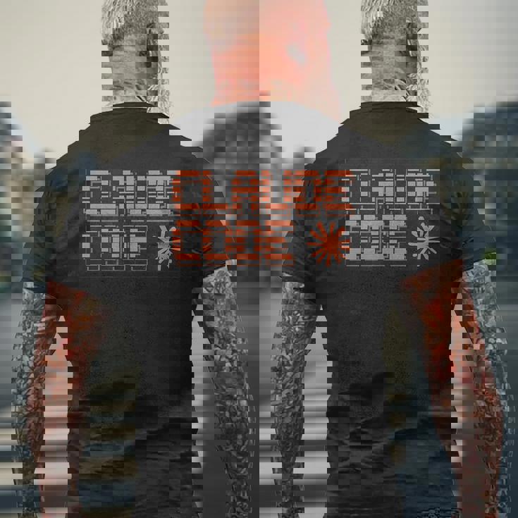 クロード・コード コンテキストエンジニア メンズTシャツ バックプリント 高齢者への贈り物